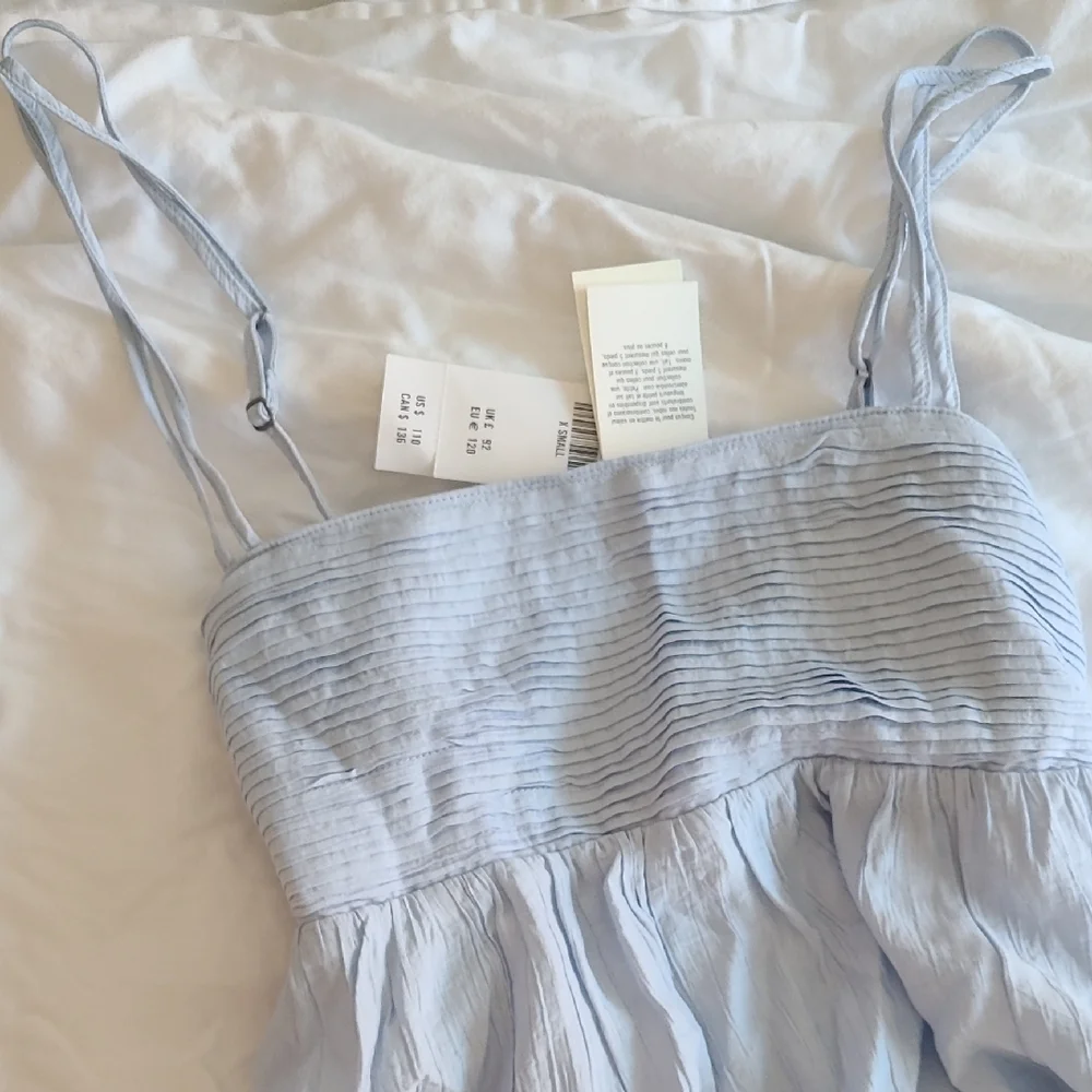 Abercrombie & Fitch Light Blue Maxi Dress